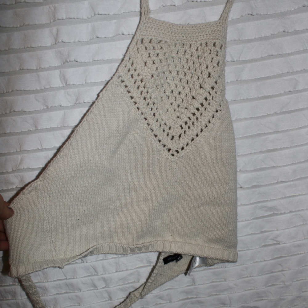 Kendall and Kylie Crocheted Crop Top